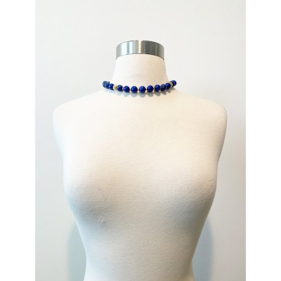 604 Collection of Seven Bead Necklaces with Lapis Lazuli - Picture 3 of 10